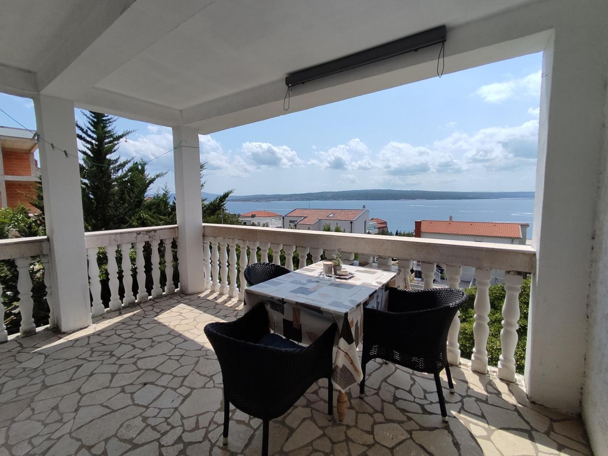 Panorama View Close Sandy Beach 100M To Talasoterapija, Crikvenica Εξωτερικό φωτογραφία