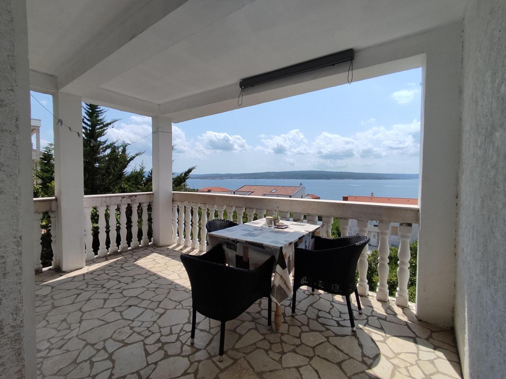 Panorama View Close Sandy Beach 100M To Talasoterapija, Crikvenica Εξωτερικό φωτογραφία