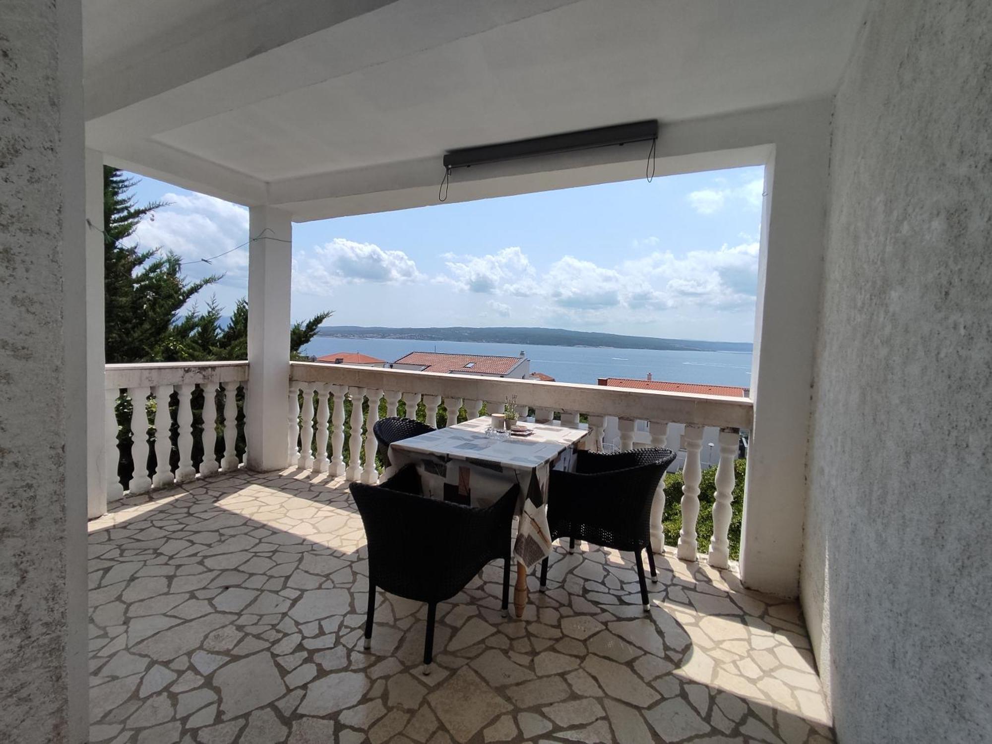 Panorama View Close Sandy Beach 100M To Talasoterapija, Crikvenica Εξωτερικό φωτογραφία