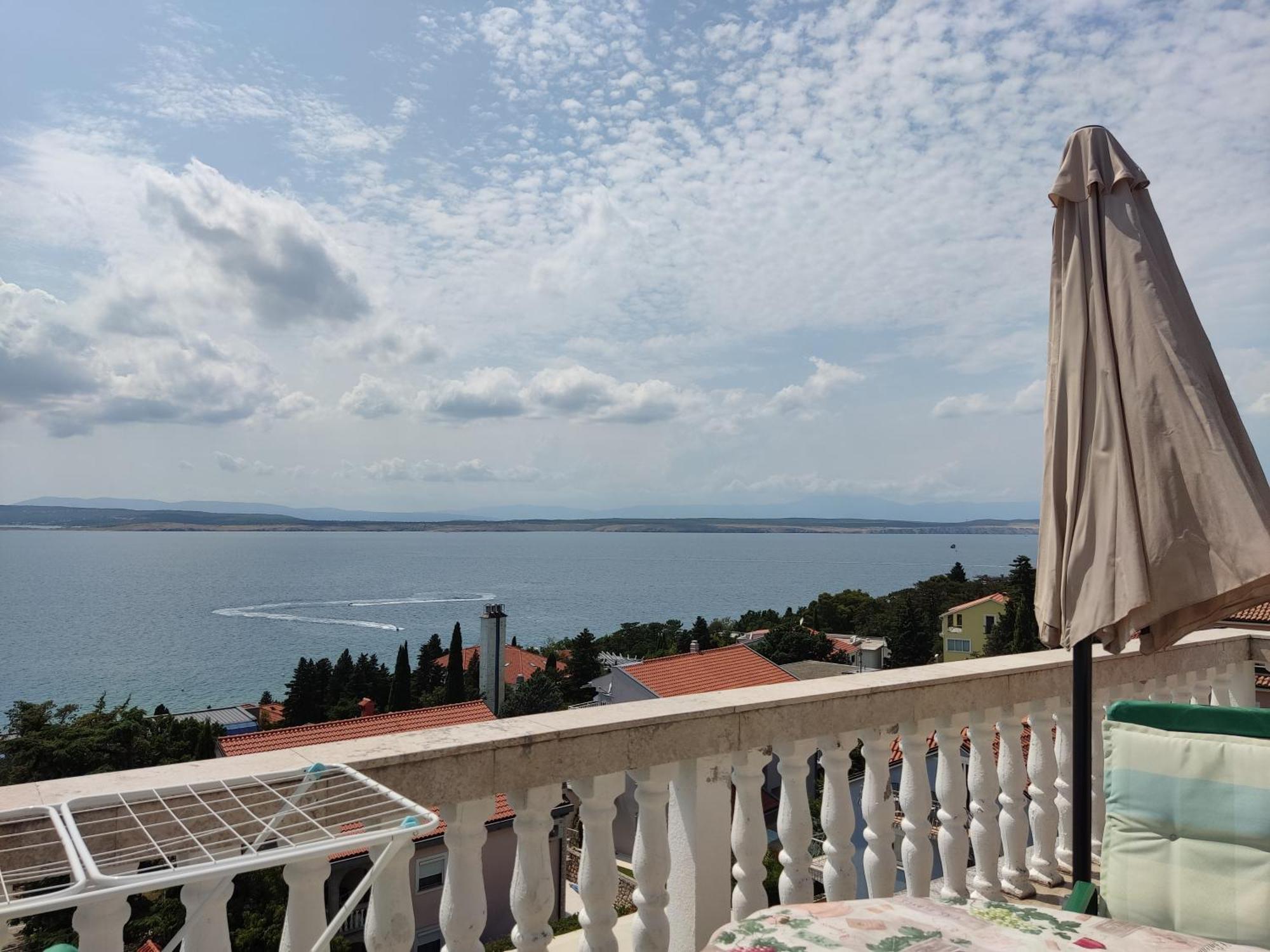 Panorama View Close Sandy Beach 100M To Talasoterapija, Crikvenica Εξωτερικό φωτογραφία
