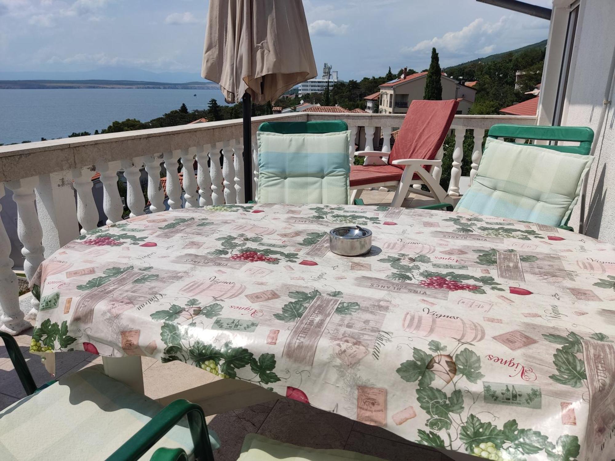 Panorama View Close Sandy Beach 100M To Talasoterapija, Crikvenica Εξωτερικό φωτογραφία