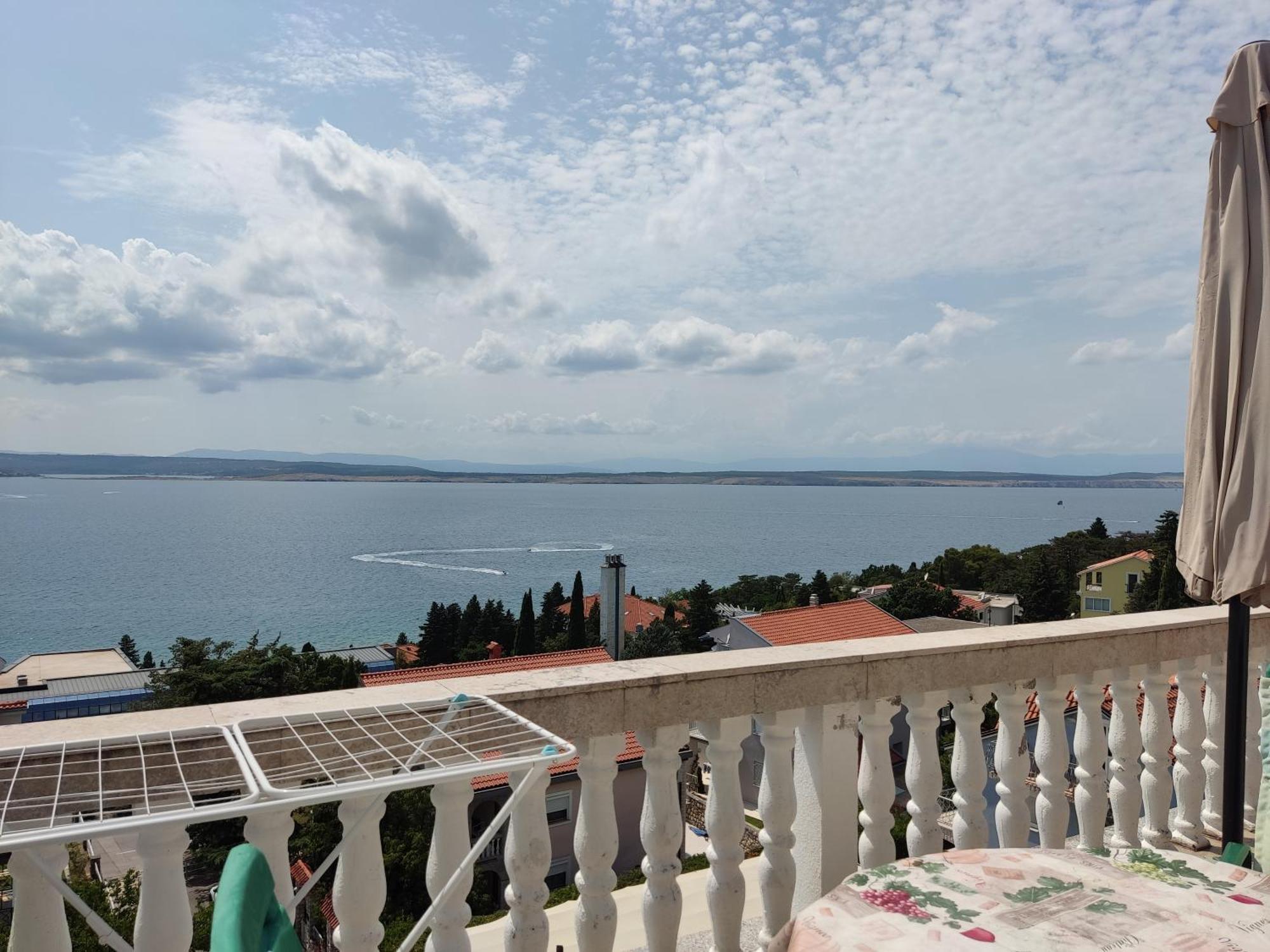 Panorama View Close Sandy Beach 100M To Talasoterapija, Crikvenica Εξωτερικό φωτογραφία